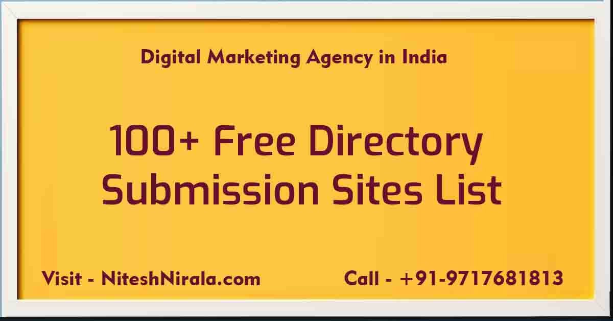 100+ Free Directory Submission Sites List