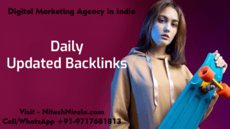 Daily Updated Backlinks by Nitesh Nirala niteshnirala.com