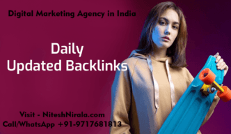 Daily Updated Backlinks by Nitesh Nirala niteshnirala.com